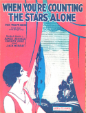 When You;re Counting The Stars Alone, Benée Russell; Vincent Rose; Jack Murray, 1929