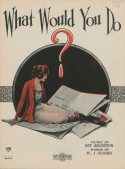 What Would You Do, Nat Goldstein, 1921