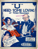 "U" Need Some Loving, Perry Bradford, 1921