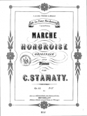 Marche Hongroise, Camille Stamty, 1857