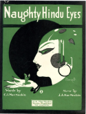 Naughty Hindu Eyes, J. A. MacMeekin, 1919