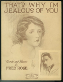 That's Why I'm Jealous Of You, Fred Rose, 1929