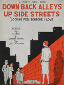 Down Back Alleys - Up Side Streets, Johnny Burke, 1930