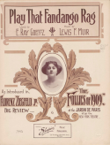 Play That Fandango Rag, Lewis F. Muir, 1909