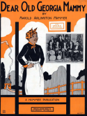 Dear Old Georgia Mammy, Harold A. Hummer, 1924