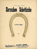 Horseshoe Schottische, Julia Lee Niebergall, 1911