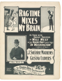 Ragtime Mixes My Brain, Gustav Luders, 1901