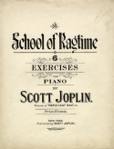 School Of Ragtime, Scott Joplin, 1908