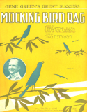 Mocking Bird Rag (song), Charley T. Straight, 1912