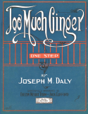 Too Much Ginger, Joseph M. Daly, 1913