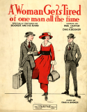 A Woman Gets Tired Of One Man All The Time, Chas H. Booker, 1920