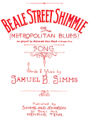 Beale Street Shimmie, Samuel B. Simms, 1919