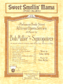 Sweet Smellin' Mama, Bob Miller, 1922