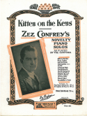 Kitten On The Keys (yellow background), Zez Confrey, 1921
