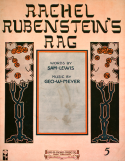 Rachel Rubinstein's Rag, George W. Meyer, 1912