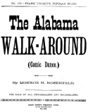 The Alabama Walk Around, Monroe H. Rosenfeld, 1891