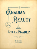Canadian Beauty, Gyula Brader, 1912