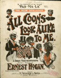 All Coons Look Alike To Me, Ernest Hogan, 1896