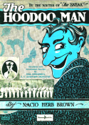 The Hoodoo Man, Nacio Herb Brown, 1924