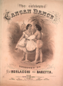 The Celebrated Cancan Dance, J. S. Knight, 1868