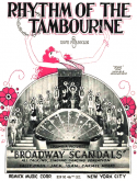 Rhythm Of The Tambourine, Dave Franklin, 1929