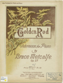 Golden Rod, Bruce Metcalfe, 1914