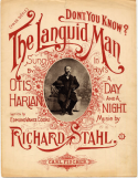 The Languid Man, Richard Stahl, 1898