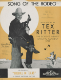 Song Of The Rodeo, Tex Ritter; Frank Sanucci, 1937