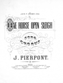 The One Horse Open Sleigh, J. Pierpont, 1857
