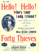 Hello! Hello! Who's Your Lady Friend?, Harry Fragson, 1913