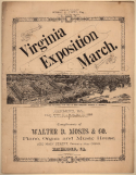 Virginia Exposition March, Richard Goerdeler, 1888
