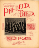 Phi Delta Theta, Odielein McCarthy, 1896