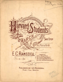 Harvard Students March, E. C. Ramsdell, 1898