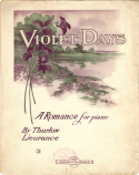 Violet Days, Thurlow Lieurance, 1904