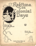 Ragtime In Colonial Days, Lucien Denni, 1917