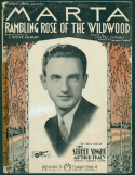 Marta Rambling Rose Of The Wildwood, Moises Simons, 1931