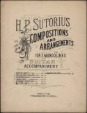 Primavera Mazurka, H. P. Sutorins, 1889