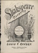 Shakspeare Gavotte, Louis V. Eckert, 1886