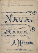 Naval March, A. Harring, 1896