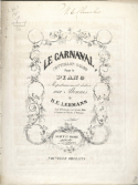 Le Carnaval, H. E. Lehmann, 1853