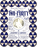 Two-Forty March, Eugenie E. Boniel, 1900