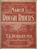 March (Rough Riders), T. A. Duggan, 1898