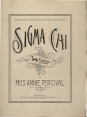 Sigma Chi, Annie Percival, 1897