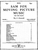 Sam Fox Moving Picture Music Volume 4, John S. Zamecnik, 1923