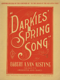 Darkies' Spring Song, Egbert Van Alstyne, 1901