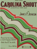 Carolina Shout, James Price Johnson, 1921