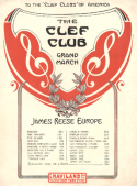 Clef Club, James Reese Europe, 1910