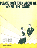 Please Don't Talk About Me When I'm Gone, Sam H. Stept, 1930