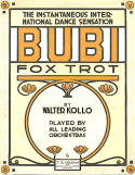 Bubi Fox Trot, Walter Kollo, 1913