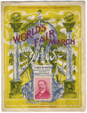 World's Fair March, J. Fred De Berry, 1903